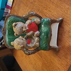 Otagiri chair bear music box green